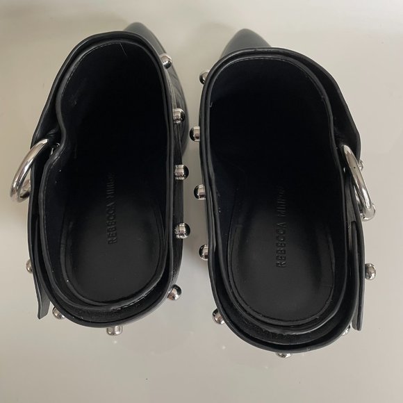 Black Studded Ankle Boots - Picture 5 of 8